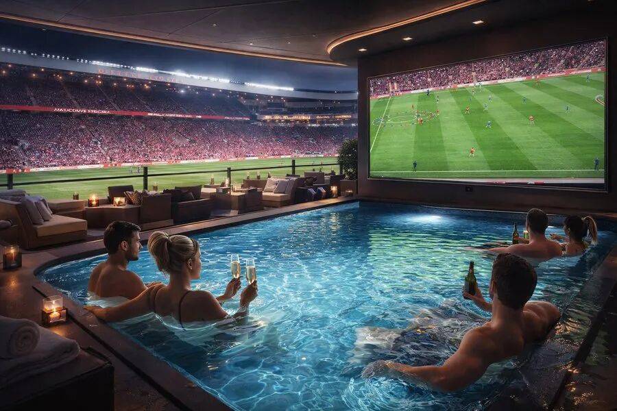 拉爵会玩！曼联新主场看台将建泳池，VIP泳装派对看球每场500英镑